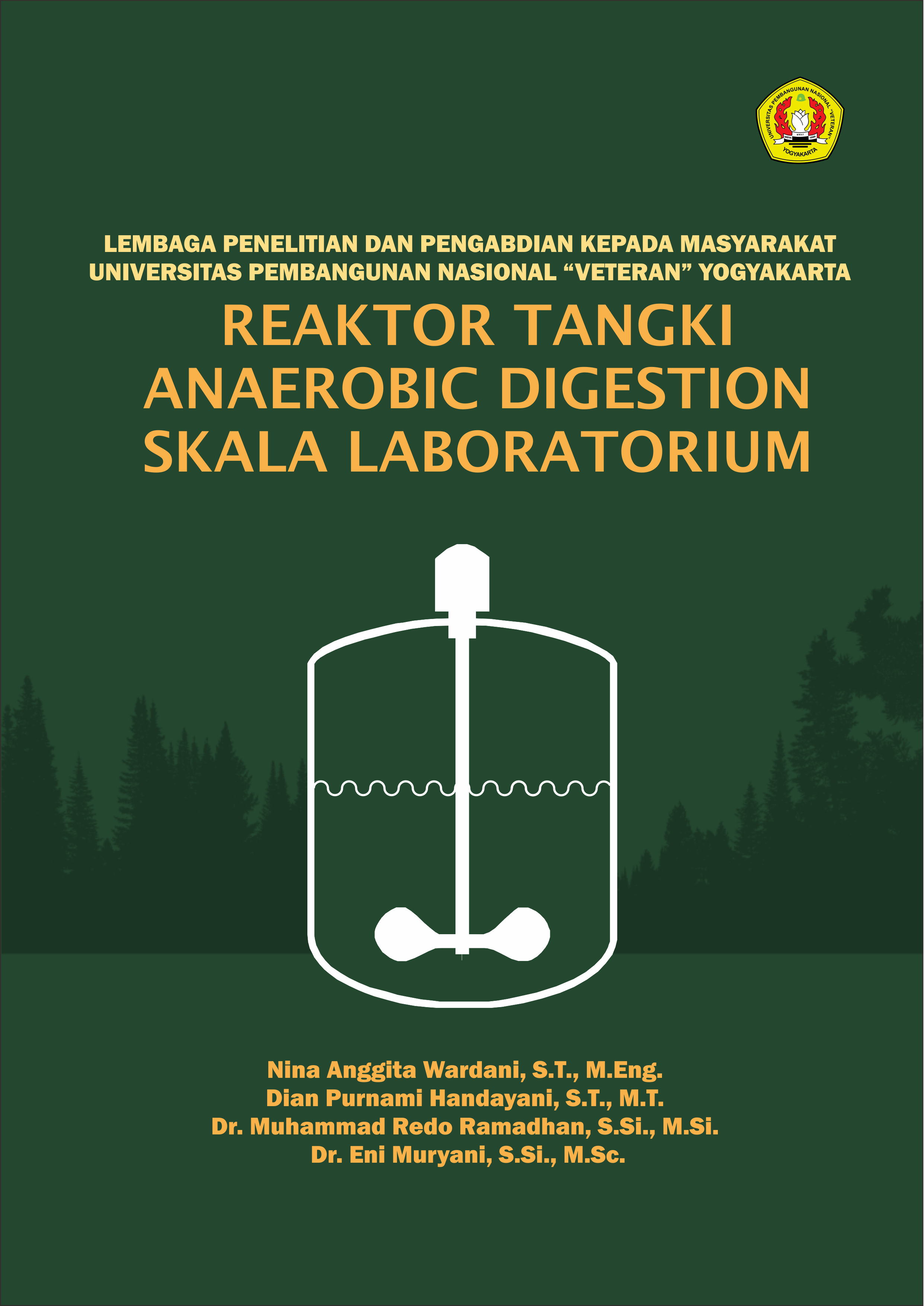 Cover Buku Reaktor Tangki Anaerobic Digestion Skala Laboratorium